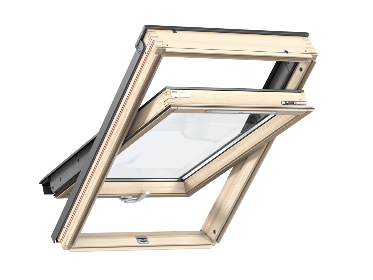 Okno obrotowe GLL 1061B - Klasyczne okna obrotowe z drewna